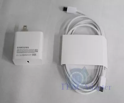 New Original Samsung EP-TA865&USB-C Cable Charge Galaxy Book3 Pro NP960QFG-KB1US • $152.46