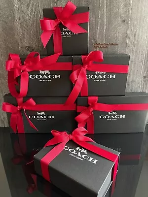 $29.99 • Buy 🎀BN Coach Black Gift ~Packing Box~Handle Bag~Envelope Bag~Gift Tag Pick Size.🎀