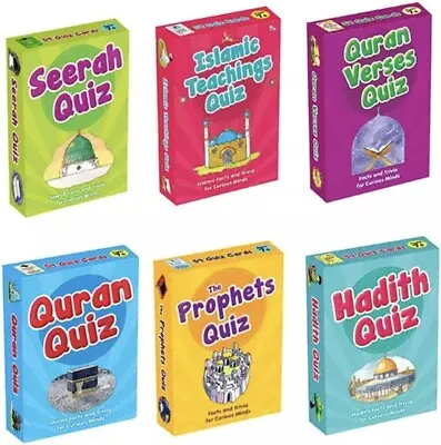 Goodward Islamic Quiz Cards Facts & Trivia For Curious Minds Full Set • £17.50