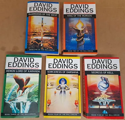 BOOK - David Eddings - The Malloreon - Books 1 - 5 : Paperback • £15