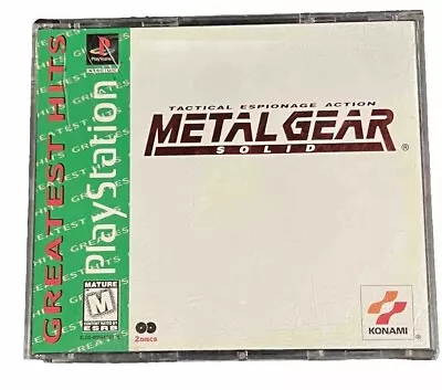 Metal Gear Greatest Hits PS1 • $25