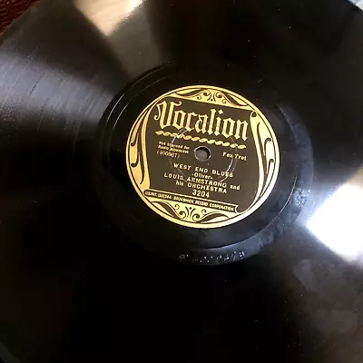 HOT JAZZ LOUIS ARMSTRONG HOT 7 Vocalion 3204 (masters) West End Blues Nr MINT • $14