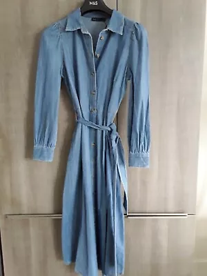 Women's Marks And Spencer's Denim Dress RRP£45.00 • £20.99