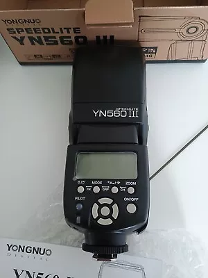 Yongnuo Speedlight Yn560 Iii Electronic 2.4g Camera Flash For Nikon Canon Pentax • £35