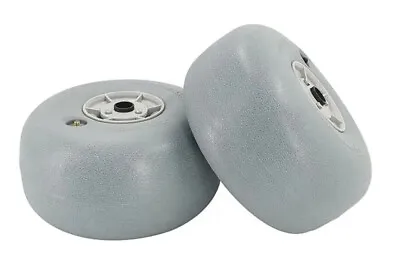 TWO 12  BEACH-WHEELS WHEELEEZ Polyurethane Wheel 3/4  Bearing Axle • $80