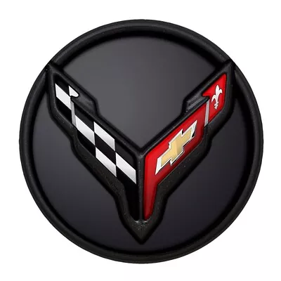 $54.99 • Buy 2020+ C8 Corvette Stingray Wheel Center Cap CARBON FLASH