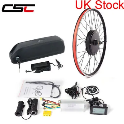 CSC Ebike Conversion Kit 48V 26in 27.5in 29  700C Hub Motor Wheel Electric Bike • £219