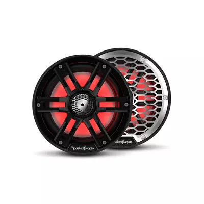 Rockford Fosgate M2-65B 6.5'' Color Optix Marine Speaker Pair 2-Way System Black • $309