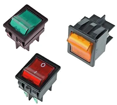 Commercial Fridge Refrigerators On/ Off Illuminated Rectangle Rocker Switch  • £5.29