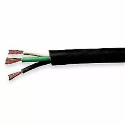 63000 6/3 Wire Cord SOOW  Rubber Coated 6 Gauge 3 Conductor 600V PER/FOOT • $4.58