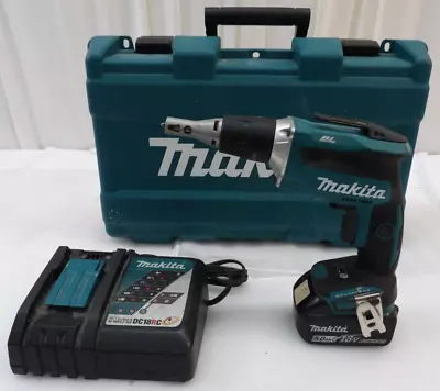 Makita XSF03 18V Brushless Drywall Screwdriver W/5Ah Battery Charger & Case • $119.95