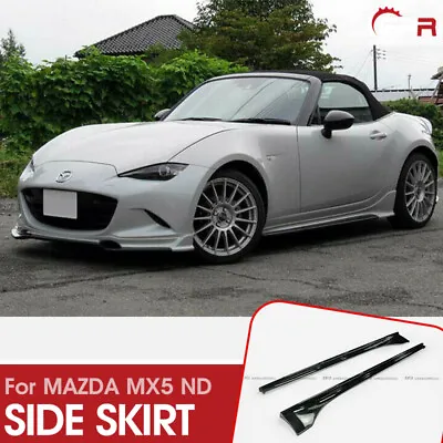 FRP ESQ Style Side Skirt Addon Body Kit For Mazda MX5 ND ND5RC Miata Roadster • $401