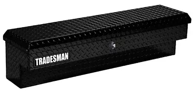 Tradesman Aluminum Side Bin Truck Tool Box W/Push Button (60in.) - Black • $390.51