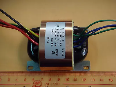 High Quality Double Shielding 0 - 25v + 0 - 25v 15va R Core Power Transformer  • $24.99