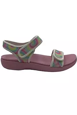 TRAQ By Alegria Knit Backstrap Sport Sandals Sparq TieDye PstlePink • $32.29