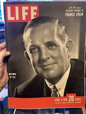 Life Magazine April 4 1949.   275 • $9