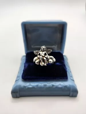 Kabana Sterling Silver Cherub Ring Size 6.5 • $49
