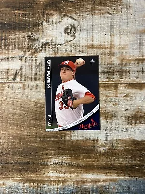 2013 Memphis Redbirds Seth Maness Baseball Set Card Pinehurst NC #13 • $1.99