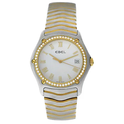 $2000 • Buy Ebel Classic Wave E1187F44 Men's 18K Gold Diamonds Steel 38MM Quartz Watch