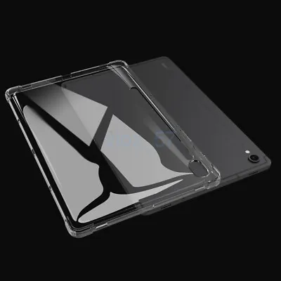For Samsung Galaxy Tab S7/S8/S9/Plus /Ultra Case Clear Shockproof Cover Silicone • $17.73