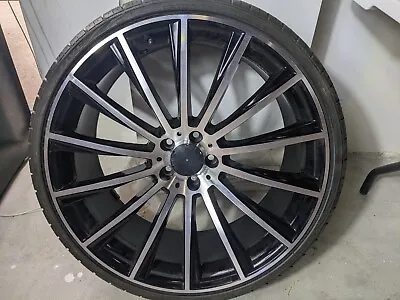 Set 4 22 Inch 5x112 AMG Style Wheels Rims Tires Fits Mercedes E S Class 550 580 • $1295