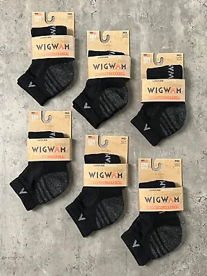 Wigwam Merino Lite Quarter Socks F2427 - Lot Of 6 Pair • $39.95