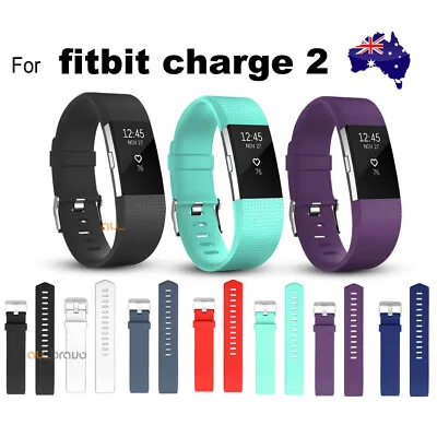$7.95 • Buy Fitbit Charge 2 Silicone Band Replacement Wristband Watch Strap Bracelet AUS
