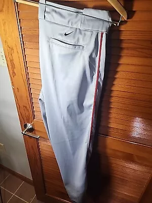 Vintage Nike Baseball Pants Men's Grey/Red New Without Tags • $15