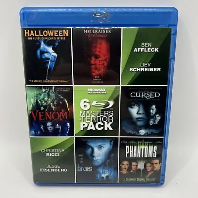 Masters Of Terror 6 Pack Vol. 2 (Blu-ray Disc 2012 2-Disc Set) Tested • $13.49