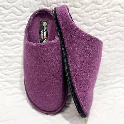 Haflinger Womens Wool Slipper Size 36 Hot Pink US Size 5 Mulberry • £47.29