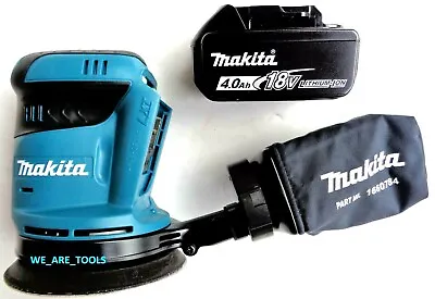 New Makita XOB01 18 Volt 5  Cordless Orbit Sander (1) BL1840B 4.0 Battery LXT • $149.97