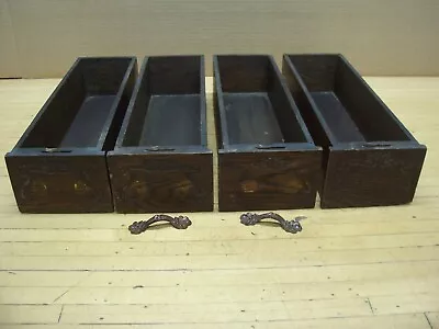 4 Vintage Antique Singer Treadle Sewing Machine Wood Wooden Cabinet Box Drawers • $89.99