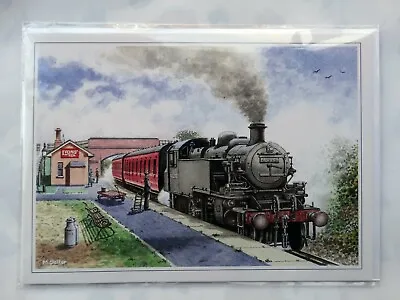 The Age Of Steam Card Train Steam Engine Design Open Blank Birthday Christmas • £3.95