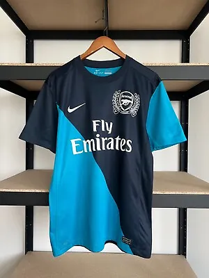 Nike Arsenal FC #10 Robin Van Persie 2011 2012 Away Football Soccer Jersey Sz M • $115