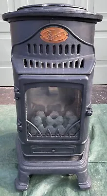 £110 • Buy Calor Gas Matt Black Provence Portable Gas Heater With Gas Bottle