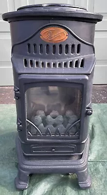 £110 • Buy Calor Gas Matt Black Provence Portable Gas Heater With Gas Bottle