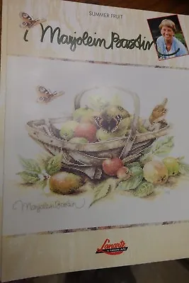 Marjolein Bastin - Summer Fruit - Lanarte Cross Stitch Chart Pattern New • $19.99