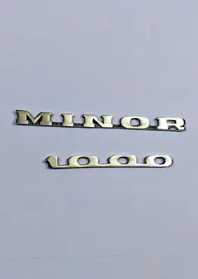 Morris Minor 1000 Car Emblem Set Of 2 Piece • $68.88