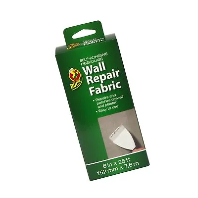 Duck Brand 282084 Self-Adhesive Drywall Repair Fabric 6-Inch By 25 Feet Sin... • £12.58