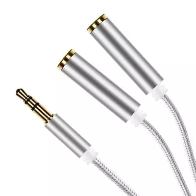 £3.19 • Buy 3.5 Mm Earphone Headphone Y Splitter Cable Adapter Jack Male To Double Female UK
