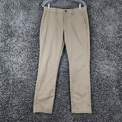 Volcom Corpo Class Mens Brown Straight Leg Polyester Cotton Pants Size 30 • $15.99