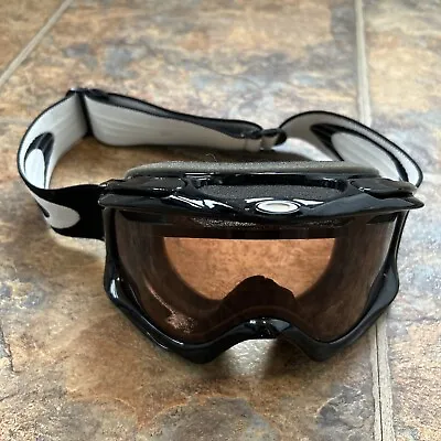 Oakley Crowbar Ski & Snowboard GOGGLES Black Persimmon Lens • $39.99