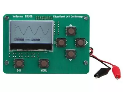 Velleman EDU08 Educational LCD Oscilloscope Starter Kit 1 Grade To 12 Grade 3... • $70