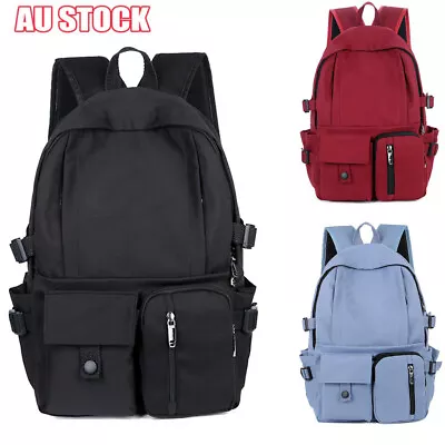 Multi-pocket Men Women Nylon Large-capacity Simple Schoolbag Computer Backpack • $26.99