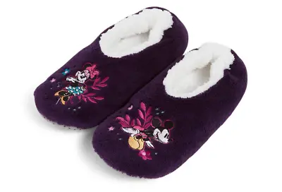 Mickey & Minnie Mouse Cozy Life Slippers Large 9/10  Vera Bradley Disney New • $39.95