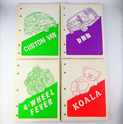 Vtg 70s 80s School Notebook Journal Lined Paper Notepad Van Koala 4-Wheel Fever • $12.61