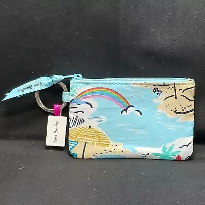 Vera Bradley Beach Treasures Zip Id Coin Purse- Rainbow • $21.99