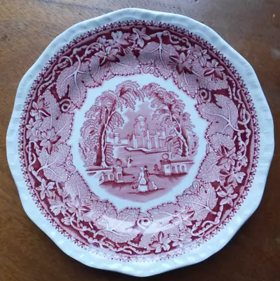 Masons Vista Pink  Ironstone Tea / Side / Bread Plate 6¾ Inches (17cm) 4 Avail • £7