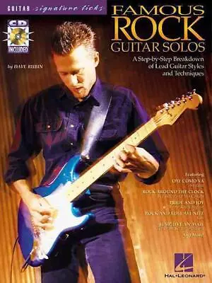 Famous Rock Guitar Solos: A Step-By-Step Breakdown Of Lead Guitar Styles And Tec • £19.99