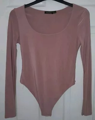 Camel Bodysuit Size 8 Flattering Boohoo • £2.29